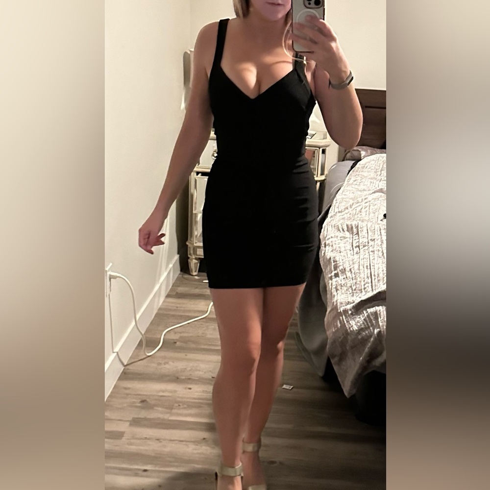 Likely black dress